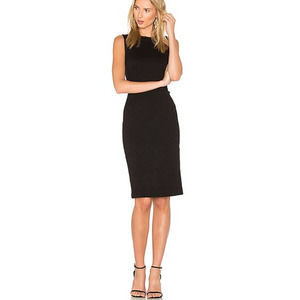 Theory Black Sleeveless Eano Sheath Dress in Good Wool